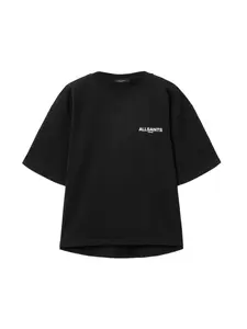 AllSaints Tričko 'HALIS AMELIE'  čierna / biela