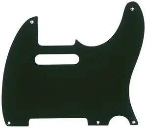 Fender Pickguard Telecaster 5-Hole Mount Black 1-Ply