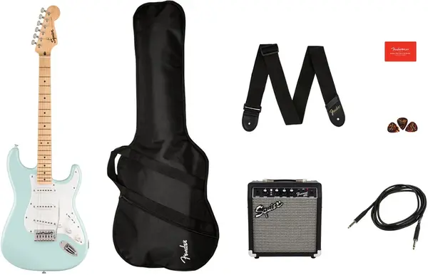 Fender Squier FSR Sonic Stratocaster Pack SNB 10G