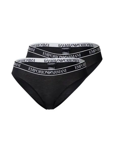 Emporio Armani Nohavičky  čierna / biela