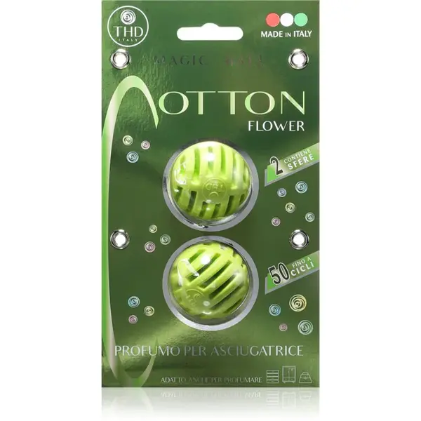 THD Cotton Flower vonné guľôčky do sušičky 2 ks