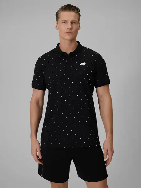 Pánské regular polo tričko 4f černá xl