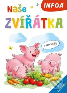 Naše zvířátka - sešit s prasátky (+ samolepky)