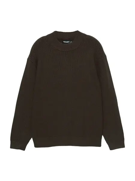Pull&Bear Sveter  čokoládová