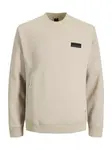 JACK & JONES Mikina 'JCOFUSION'  béžová