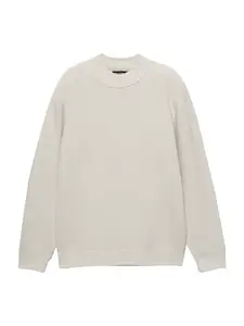 Pull&Bear Sveter  šedobiela