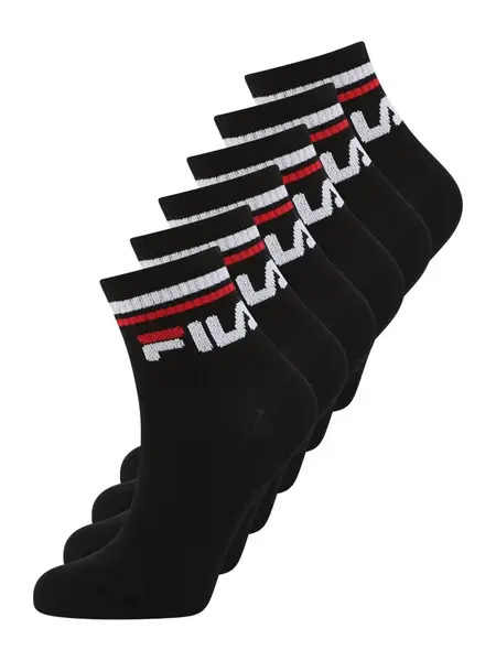 FILA Ponožky  grenadínová / čierna / biela