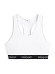 Tommy Jeans Top  čierna / biela