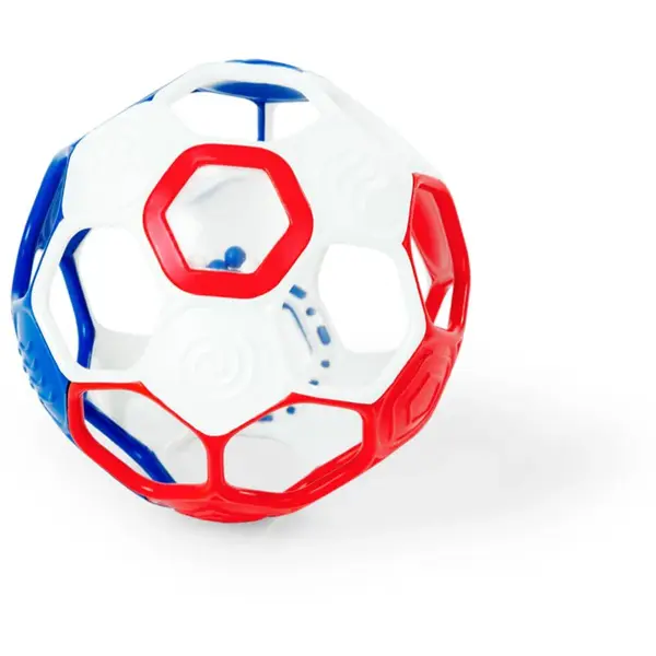 Oball Rattle Goals™ senzorický míček Red, White & Blue 0m+ 1 ks