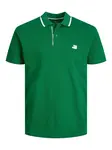JACK & JONES Tričko 'JCOLogan'  zelená / biela
