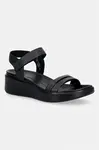 Ecco sandále dámske kožené Flowt Wedge LX W