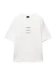 Pull&Bear Tričko  modrosivá / čierna / biela