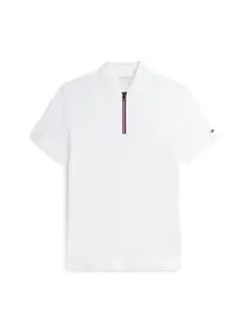 TOMMY HILFIGER Tričko 'Regular Fit Fluid'  biela