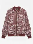 VERO MODA Prechodná bunda 'VMTheodora'  hrdzavohnedá / šedobiela