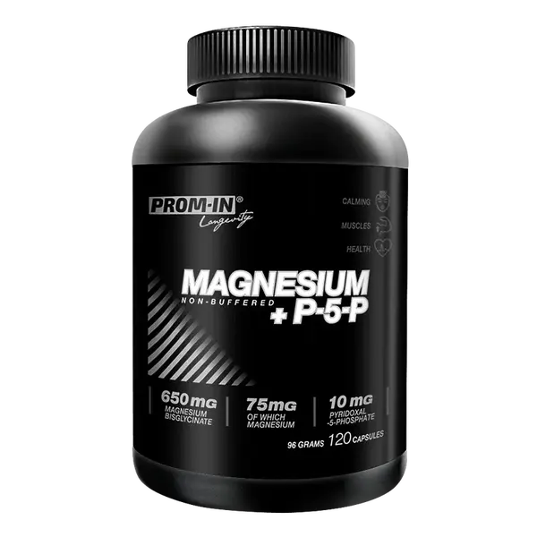PROM-IN Magnesium + P5P 120 kapslí