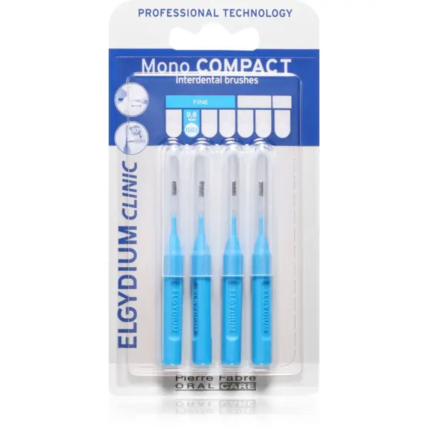Elgydium Mono Compact medzizubné kefky Blue 4 ks