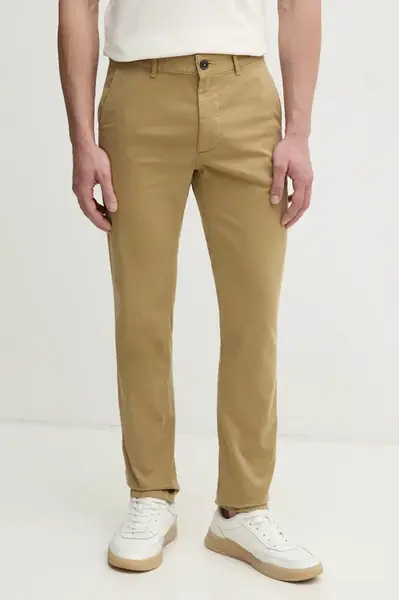 BOSS Orange  chino kalhoty pánské bavlněné s elastanem Chino_slim