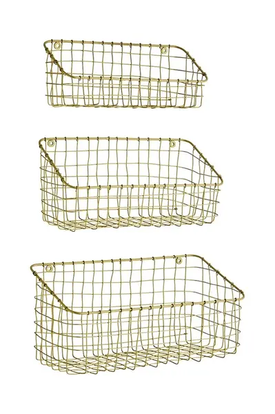 Madam Stoltz  Nástěnný úložný koš  3-pack