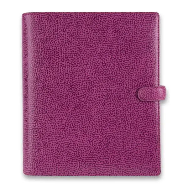 Diář A5 Filofax Finsbury malinový