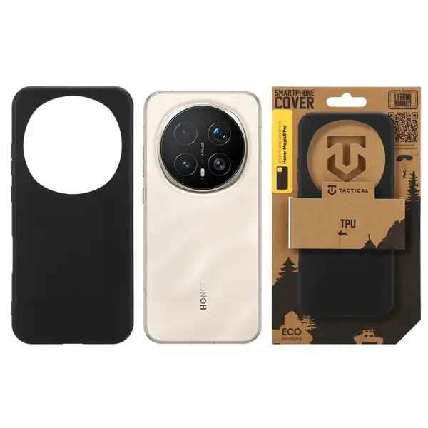 Zadní kryt Tactical TPU pro Honor Magic8 Pro, černá