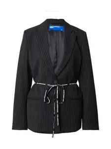 KARL LAGERFELD JEANS Blejzer  čierna / biela