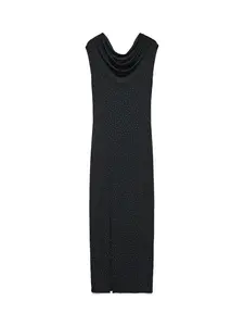 VERO MODA Večerné šaty 'VMNATA'  čierna / strieborná