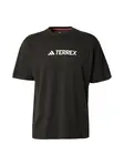 ADIDAS TERREX Funkčné tričko  čierna / biela