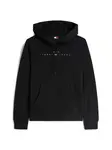 Tommy Jeans Mikina  červená / čierna / biela