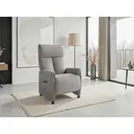 Sit & More RELAXAČNÍ KŘESLO, textil, šedá