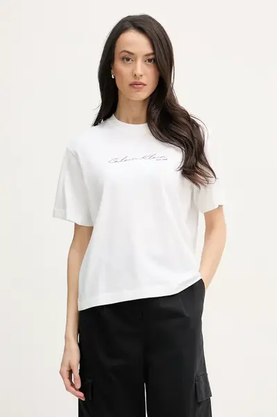 Calvin Klein Jeans tričko dámské bavlněné