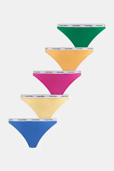 Calvin Klein Underwear tanga dámská 5-pack