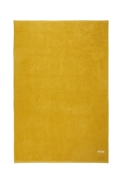 BOSS Velký bavlněný ručník BOSS EDGE Citrus 100 x 150 cm