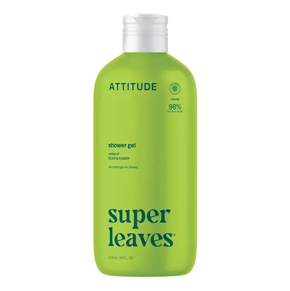 ATTITUDE Super leaves sprchový gel hruška a amber 473 ml