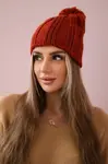 Kesi Čapica s fleece Idalia K284 hnedá