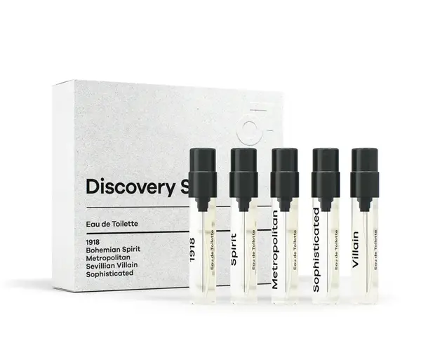 Testovací sada toaletních vod pro muže Beviro Discovery Set Eau de Toilette - 5x2 ml + dárek zdarma