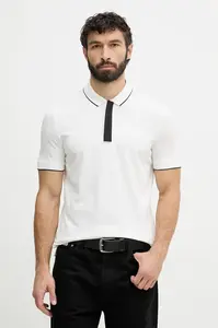Armani Exchange polo pánské bavlněné