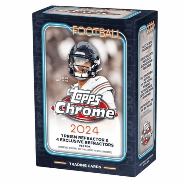 2024 Topps Chrome Football Blaster box - karty NFL