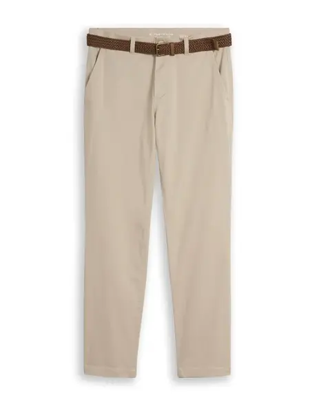 TOM TAILOR Chino nohavice  béžová