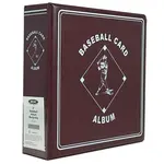 Kroužkové album BCW Baseball - Burgundy