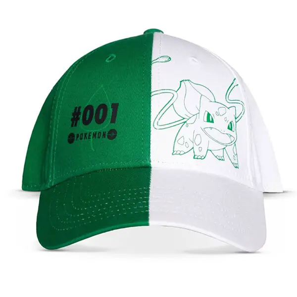Kšiltovka Pokémon Bulbasaur #001 (bílo-zelená)