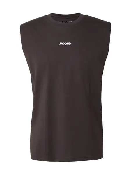 JACK & JONES Tričko 'JCOClub'  čierna / biela