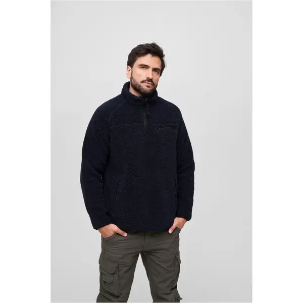 Pánská mikina Brandit Teddyfleece Troyer