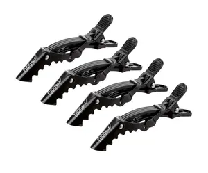 Klipsy do vlasů Eurostil Professional Bag 4 Dragon Clips - 9 cm, černé, 4 ks (04374) + dárek zdarma