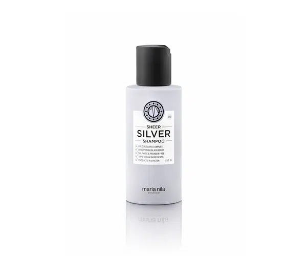 Šampon pro neutralizaci žlutých tónů Maria Nila Sheer Silver Shampoo - 100 ml (NF02-3645) + dárek zdarma