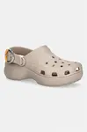 Crocs pantofle na platformě dámské Classic Platform Buckle Clog