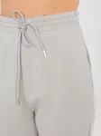 Šedé tepláky s elastickým pasem