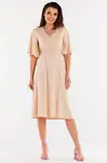 Awama Woman's Dress A518 Beige