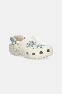 Crocs pantofle dětské CLASSIC DNM FLWR ADJ BACKSTRAP CLOG T