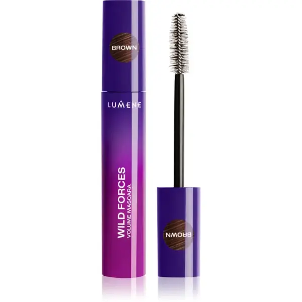 Lumene Wild Forces Volume Mascara objemová řasenka odstín Brown 14 ml