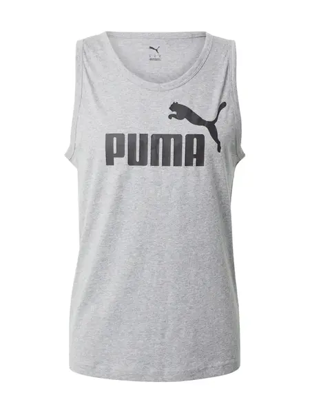 PUMA Funkčné tričko 'ESS No. 1'  sivá / čierna